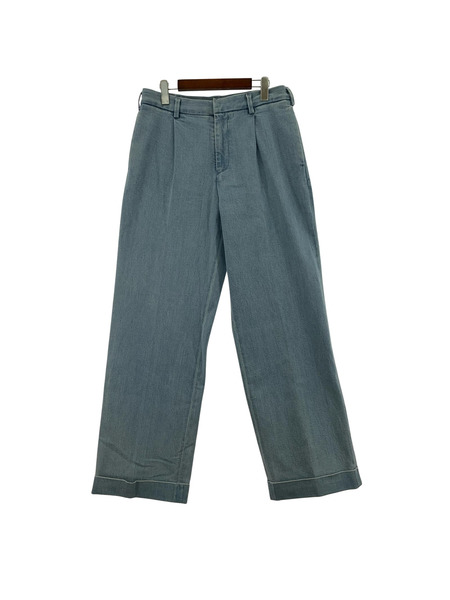 order ワイドデニムパンツ ブルー M