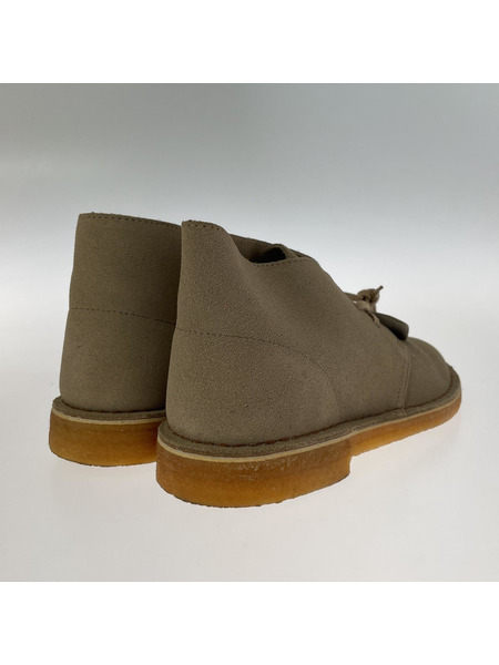 Clarks シューズ Desert Boot スウェード ベージュ 25.5cm