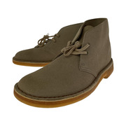 Clarks シューズ Desert Boot スウェード ベージュ 25.5cm