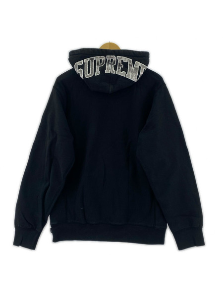 Supreme 19ss Sequin Arc Hooded Sweatshirt M ブラック