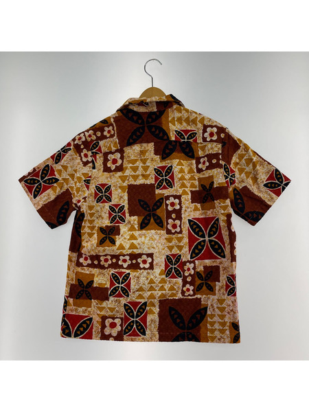 OLD・VINTAGE 半袖シャツ 70s アロハシャツ ブラウン