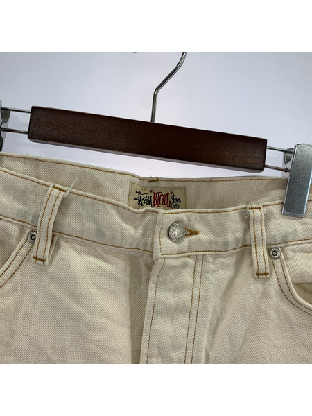 STUSSY BIG OL JEAN デニムパンツ アイボリー[値下]