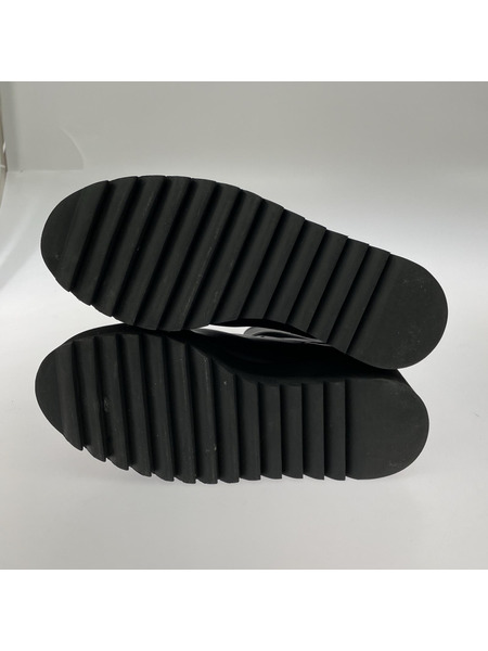 TEARS OF SWAN  27.0 ブラック PLATFORM SHARK SOLE SHORT BOOTS