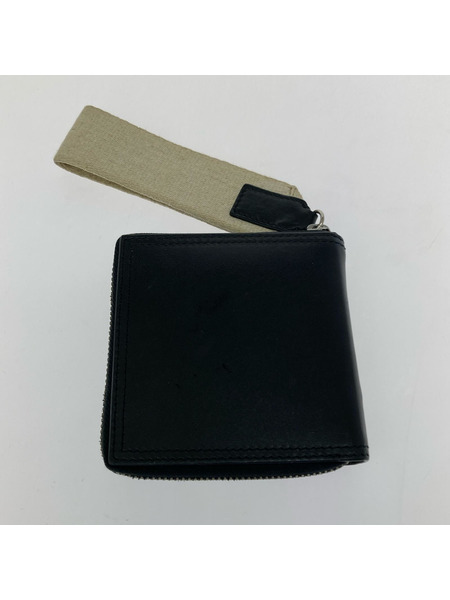 JACQUEMUS Le Carre Rond ランヤードスクエアウォレット ブラック