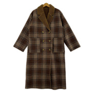 jouetie ソノ他 千鳥チェック ボアコート