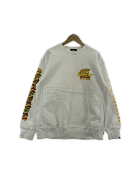 SAPeur スウェット・トレーナー ハンバーガースウェット ホワイト