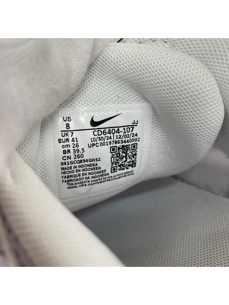 NIKE スニーカー P-6000 white black Metallic Silver/26.0