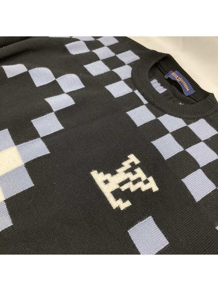 LV フェアアイルマクロ クルーネックニット M