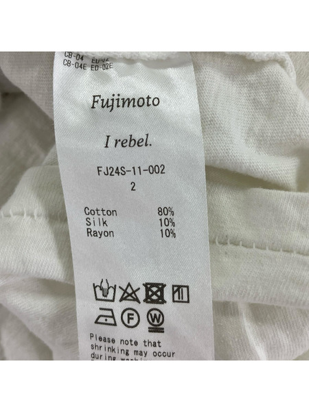 半袖Tシャツ・カットソー Fujimoto 白 2