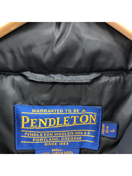 PENDLETON ダウンベスト ラグ柄ダウンベスト(L)