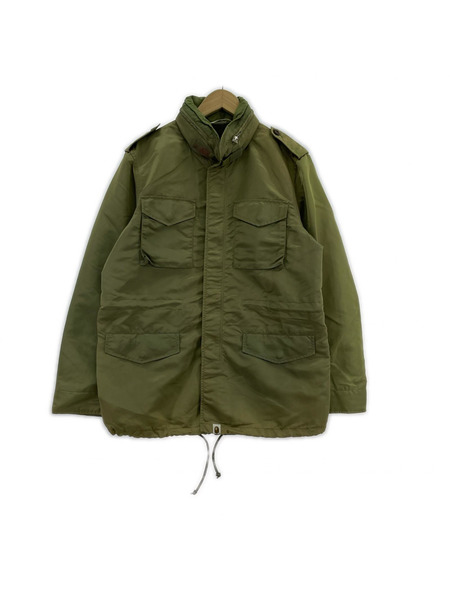 A BATHING APE ミリタリージャケット M-65 ナイロン カーキ