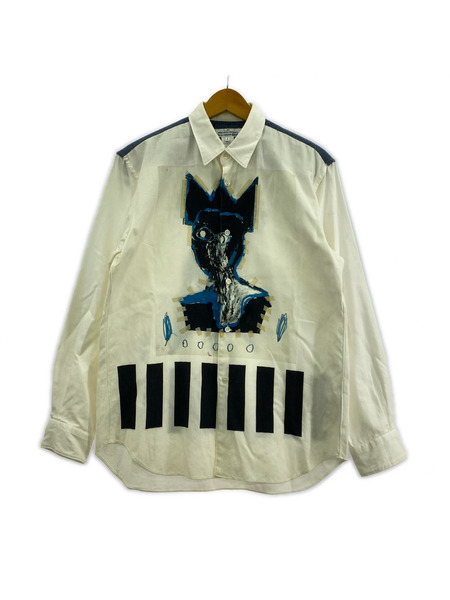 COMME des GARCONS SHIRT×Jean Michel Basquiat 18AW (S) 白系