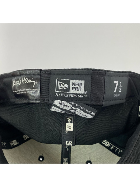 NEW ERA キャップ キースヘリング 黒