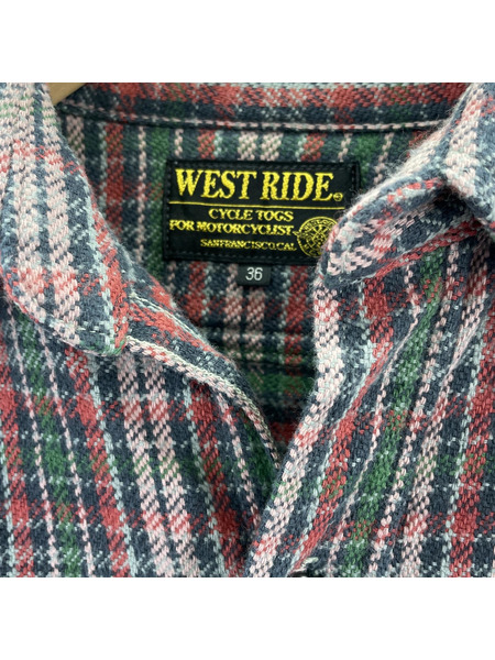 WEST RIDE cycle togs ネルシャツ（36）