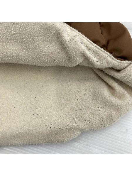 THE FLAT HEAD ダウンジャケット ヨークレザー ダウンジャケット 茶 (36)