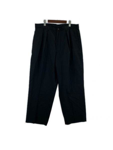 SSZ HOMME 25AW Conference Slacks 2タックワイドスラックス XL 黒