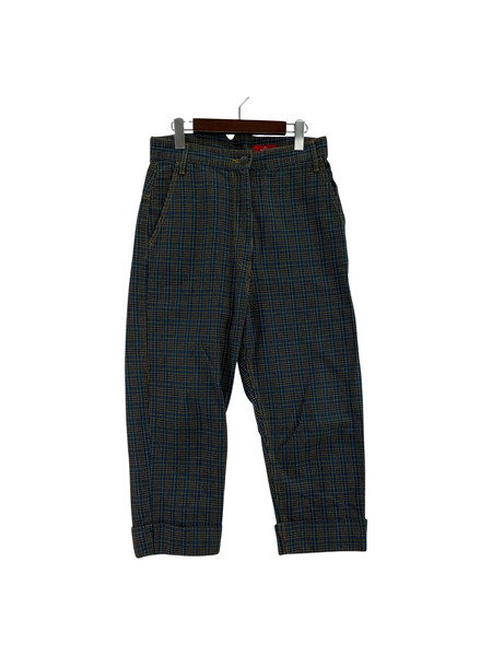 Vivienne Westwood パンツ RED LABEL チェックパンツ M ブルー