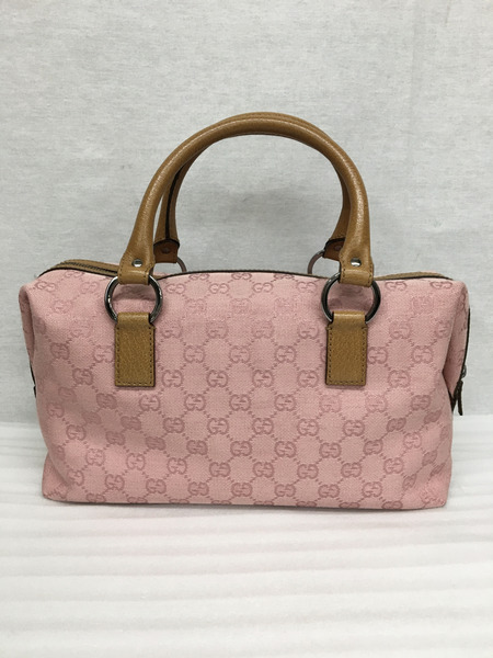 GUCCI　ハンドバッグ GGキャンバス/ミニボストンバッグ/ピンク/113009