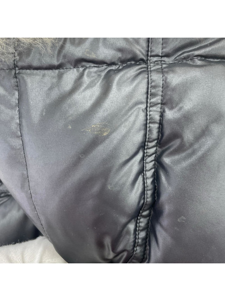 BURBERRY BLUE LABEL ダウンベスト ファー フーデッド ダウンベスト