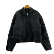 レザージャケット entire studios Zip-Up Faux-Leather Jacket M