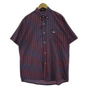 STUSSY 90s S/S チェックシャツ L