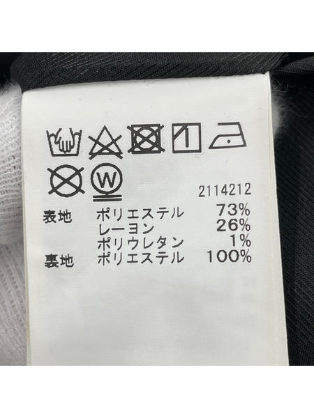 AMERI ジレ・ベスト 24SS/TWINKLE CURVE VEST/ブラック[値下]