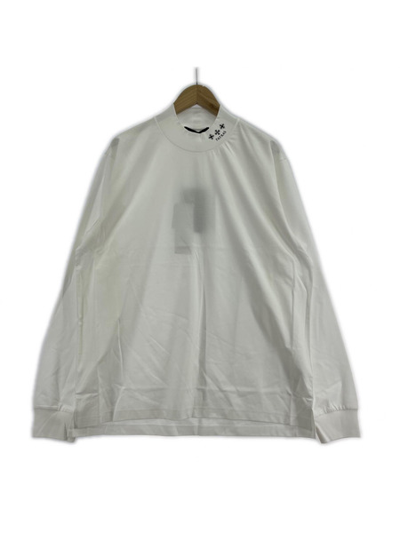 TATRAS 25SS MIBELIO モックネックL/S Tee 04 白 MTAT25S8275-M タグ付