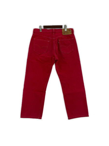 Levi's デニム・ジーンズ 501 90s USA製 赤(34)