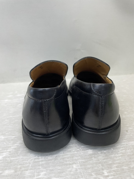 BALLY スクエアトゥ レザースリッポン 7 1/2E 黒