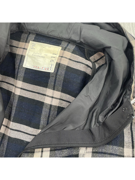 Sacai ジャケット 15AW チェック ジャケット 青 (2)