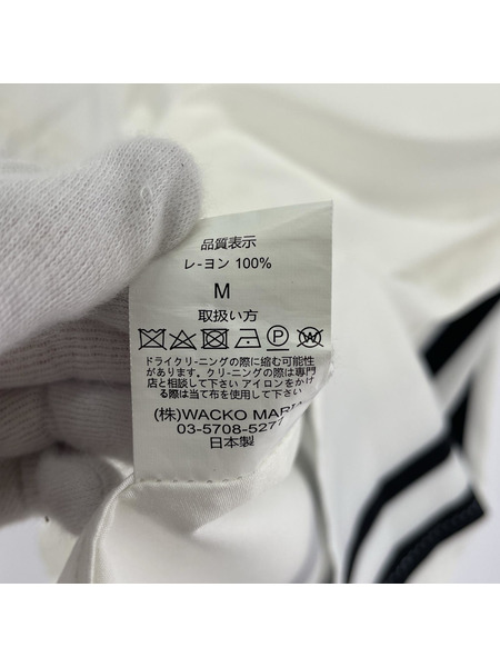 WACKO MARIA 半袖シャツ 23SS TWO-TONE 50'S OPEN COLLAR SHIRT[値下]