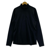 ARC'TERYX PHASE AR ZIP NECK LS 黒 (L)