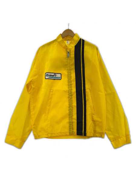 OLD・VINTAGE ジャケット SPRTSWEAR 70s レーシング 黄（M）