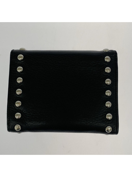 DSQUARED2 コンパクトウォレット スタッズトリム 二ツ折リ財布[値下]
