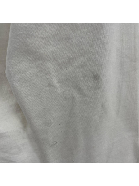 RAF SIMONS 長袖Tシャツ・カットソー × FRED PERRY バックプリントLSTEE ホワイト