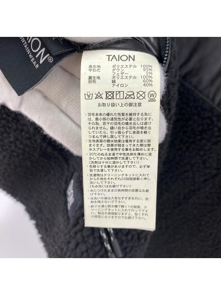 ソノ他 TAION インナーダウン リバーシブル ベスト Black XL