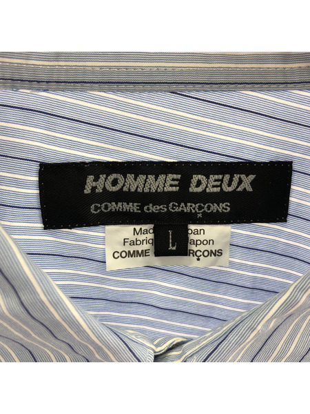COMME des GARCONS HOMME DEUX L 2020 DG-B021 ストライプ 青