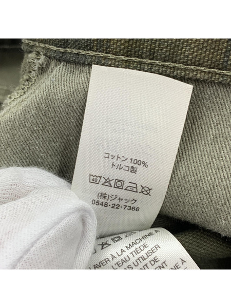 STUSSY 24SS BIG OL JEAN CANVAS PLAID チェック[値下]