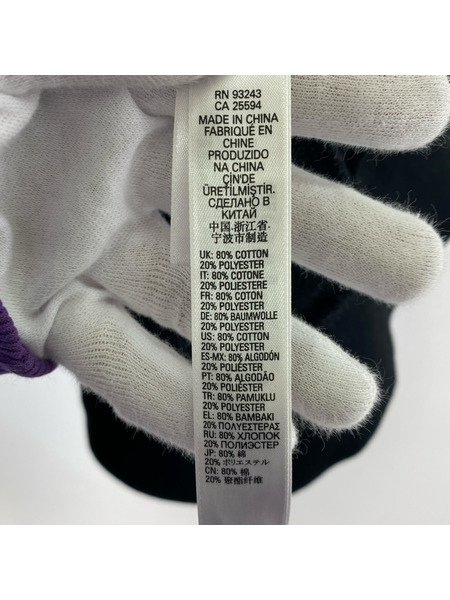 DIESEL パーカー(ジップアップ) バックプリント ブラック(S)