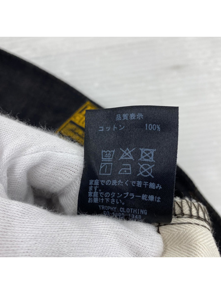 TROPHY CLOTHING 1605 ブラックデニムパンツ