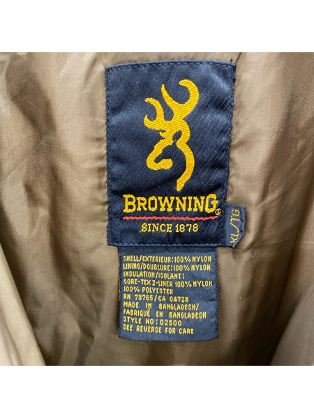 ダウンジャケット BROWNING ダックハンターカモ 中綿ジャケット