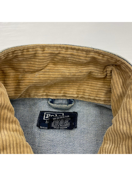 POLO RALPH LAUREN デニムジャケット 90s カウボーイプリント インディゴ