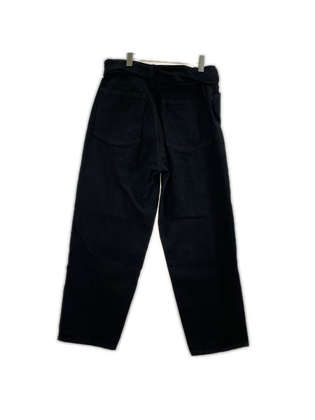 COMOLI デニム・ジーンズ 25AW ベルテッド デニム 3 ブラック