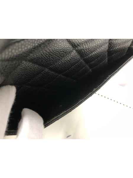 CHANEL　トートバッグ キャビアスキン/シルバー金具