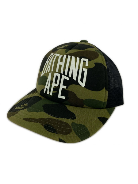 A BATHING APE 1st Camo baseball cap カモ メッシュキャップ