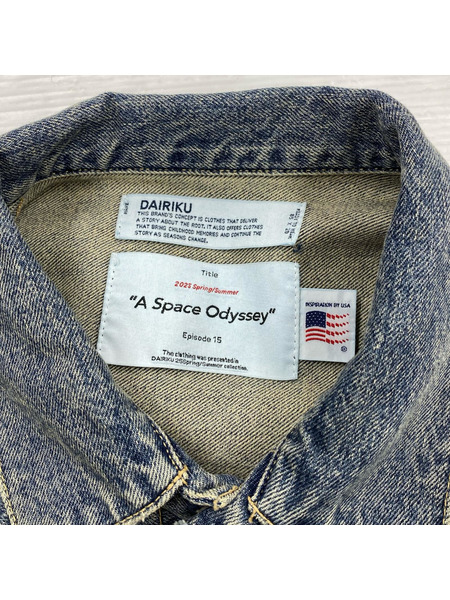DAIRIKU 25SS 2PKT VINATGE DENIM JACKET デニムジャケット S ブルー