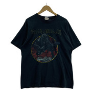 00s iran maiden music tee 黒 L