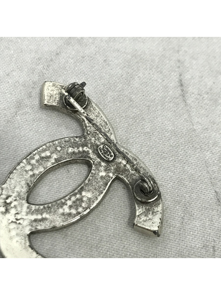 アクセサリー CHANEL ブローチ シルバー