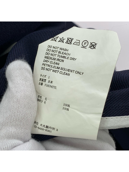 OVERCOAT オーバーサイズトレンチコート 1 紺 F18C04TTL