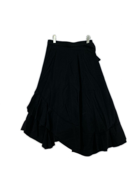 TAO COMME des GARCONS ロングスカート ウールアシンメトリースカート M ブラック